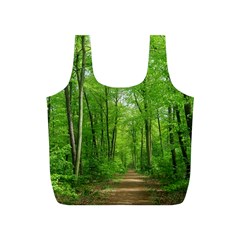 In The Forest The Fullness Of Spring, Green, Full Print Recycle Bag (s) by MartinsMysteriousPhotographerShop