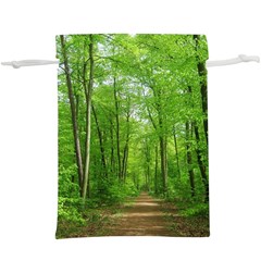 In The Forest The Fullness Of Spring, Green,  Lightweight Drawstring Pouch (xl) by MartinsMysteriousPhotographerShop