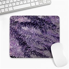 Flowers Branches Purple Large Mousepads by DinkovaArt