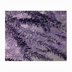 Flowers Branches Purple Small Glasses Cloth by DinkovaArt