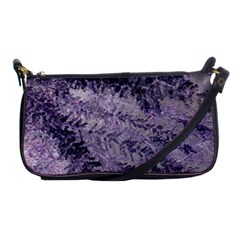 Flowers Branches Purple Shoulder Clutch Bag by DinkovaArt