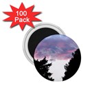 Colorful overcast, pink,violet,gray,black 1.75  Magnets (100 pack)  Front