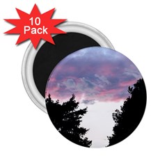 Colorful Overcast, Pink,violet,gray,black 2 25  Magnets (10 Pack)  by MartinsMysteriousPhotographerShop