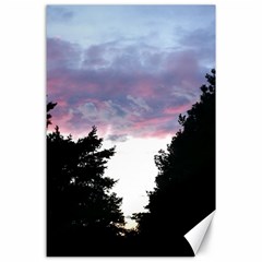 Colorful Overcast, Pink,violet,gray,black Canvas 24  X 36  by MartinsMysteriousPhotographerShop