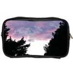 Colorful overcast, pink,violet,gray,black Toiletries Bag (Two Sides) Front