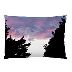 Colorful Overcast, Pink,violet,gray,black Pillow Case (two Sides)