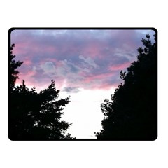 Colorful Overcast, Pink,violet,gray,black Double Sided Fleece Blanket (small) 