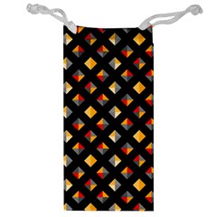 Geometric Diamond Tile Jewelry Bag by tmsartbazaar