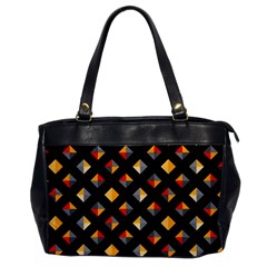 Geometric Diamond Tile Oversize Office Handbag by tmsartbazaar