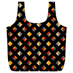 Geometric Diamond Tile Full Print Recycle Bag (xl) by tmsartbazaar