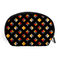 Geometric Diamond Tile Accessory Pouch (large) by tmsartbazaar