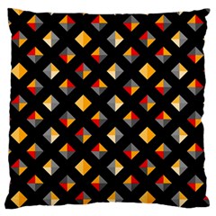 Geometric Diamond Tile Standard Flano Cushion Case (two Sides) by tmsartbazaar