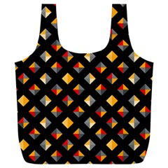 Geometric Diamond Tile Full Print Recycle Bag (xxl) by tmsartbazaar