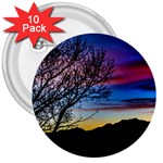 Sunset Landscape Scene, San Juan Province, Argentina003 3  Buttons (10 pack)  Front