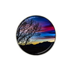 Sunset Landscape Scene, San Juan Province, Argentina003 Hat Clip Ball Marker (4 Pack) by dflcprintsclothing