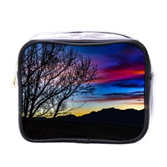 Sunset Landscape Scene, San Juan Province, Argentina003 Mini Toiletries Bag (one Side) by dflcprintsclothing