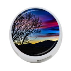 Sunset Landscape Scene, San Juan Province, Argentina003 4-port Usb Hub (one Side)