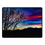 Sunset Landscape Scene, San Juan Province, Argentina003 Double Sided Fleece Blanket (Small)  45 x34  Blanket Front