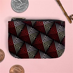 Abstract Zigzag Motif Mini Coin Purse by tmsartbazaar