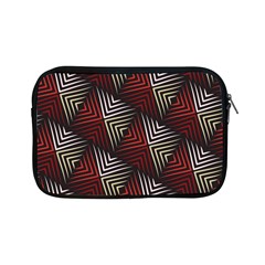 Abstract Zigzag Motif Apple Ipad Mini Zipper Cases by tmsartbazaar