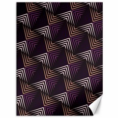 Zigzag Motif Design Canvas 36  X 48 