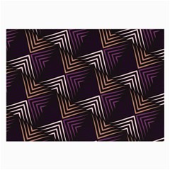 Zigzag Motif Design Large Glasses Cloth by tmsartbazaar