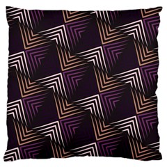 Zigzag Motif Design Large Cushion Case (two Sides) by tmsartbazaar