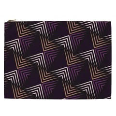 Zigzag Motif Design Cosmetic Bag (xxl) by tmsartbazaar