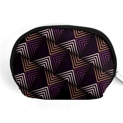 Zigzag Motif Design Accessory Pouch (medium) by tmsartbazaar