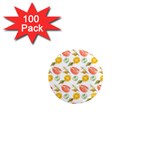 Citrus Gouache Pattern 1  Mini Magnets (100 pack)  Front