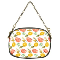 Citrus Gouache Pattern Chain Purse (one Side) by EvgeniaEsenina