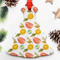 Citrus Gouache Pattern Ornament (christmas Tree)  by EvgeniaEsenina