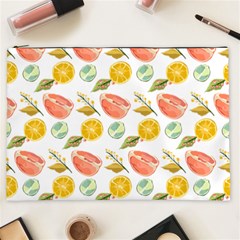 Citrus Gouache Pattern Cosmetic Bag (xxl) by EvgeniaEsenina