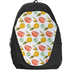 Citrus Gouache Pattern Backpack Bag by EvgeniaEsenina