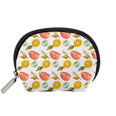 Citrus Gouache Pattern Accessory Pouch (small) by EvgeniaEsenina