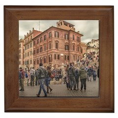 Piazza Di Spagna, Rome Italy Framed Tile by dflcprintsclothing