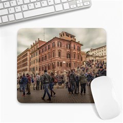 Piazza Di Spagna, Rome Italy Large Mousepads by dflcprintsclothing