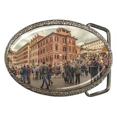 Piazza Di Spagna, Rome Italy Belt Buckles by dflcprintsclothing