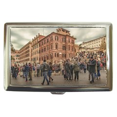 Piazza Di Spagna, Rome Italy Cigarette Money Case by dflcprintsclothing