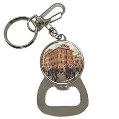 Piazza Di Spagna, Rome Italy Bottle Opener Key Chain by dflcprintsclothing