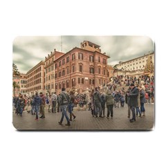 Piazza Di Spagna, Rome Italy Small Doormat  by dflcprintsclothing