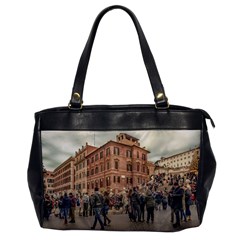 Piazza Di Spagna, Rome Italy Oversize Office Handbag by dflcprintsclothing