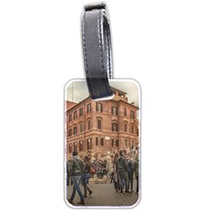 Piazza Di Spagna, Rome Italy Luggage Tag (two Sides) by dflcprintsclothing