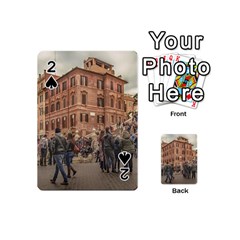 Piazza Di Spagna, Rome Italy Playing Cards 54 Designs (mini) by dflcprintsclothing