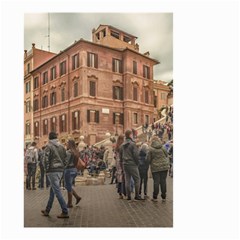 Piazza Di Spagna, Rome Italy Small Garden Flag (two Sides) by dflcprintsclothing