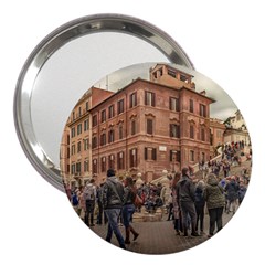 Piazza Di Spagna, Rome Italy 3  Handbag Mirrors by dflcprintsclothing