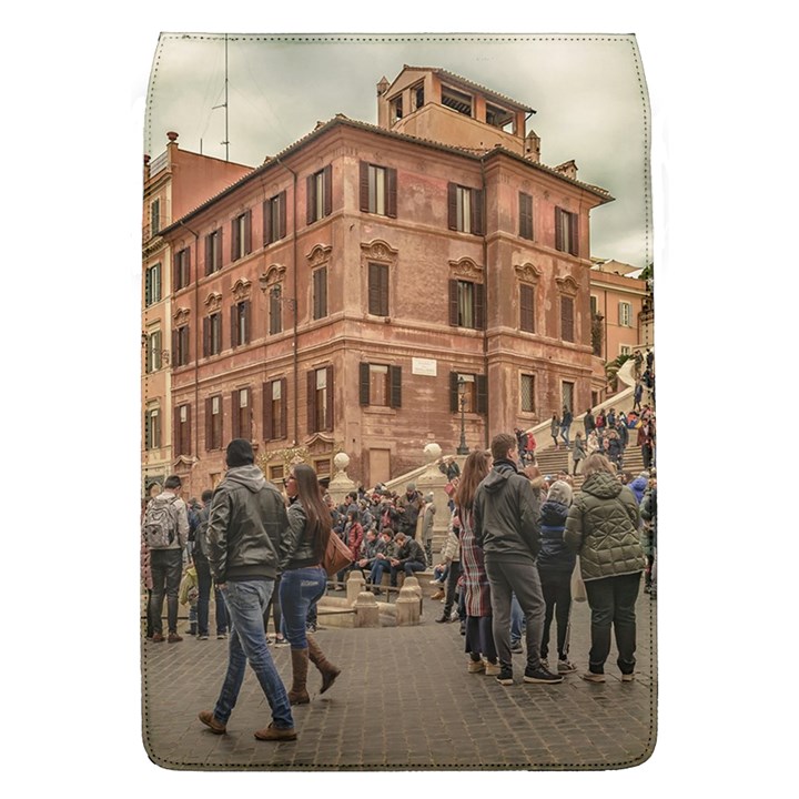 Piazza Di Spagna, Rome Italy Removable Flap Cover (L)