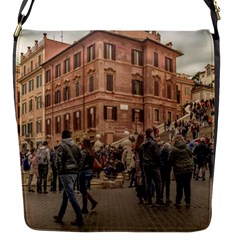 Piazza Di Spagna, Rome Italy Flap Closure Messenger Bag (s) by dflcprintsclothing