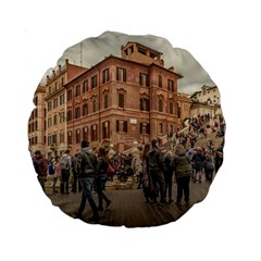 Piazza Di Spagna, Rome Italy Standard 15  Premium Flano Round Cushions by dflcprintsclothing