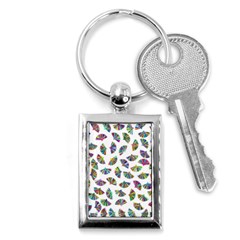 Folding Fan Background Wallpaper Key Chain (rectangle) by HermanTelo